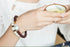 Natural white jade Bodhi bracelets beads bracelets women's simple Bodhi bracelets transfer beads