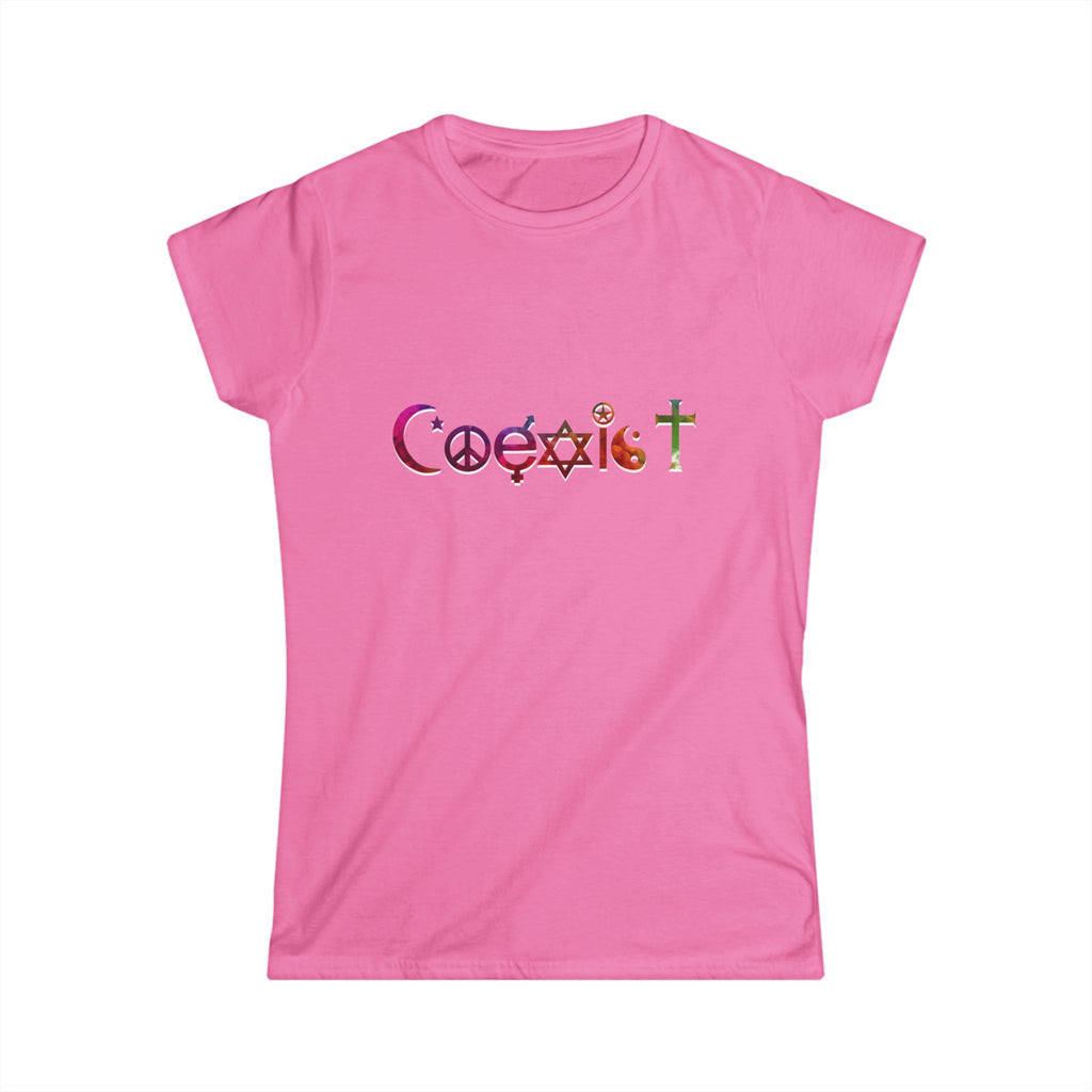 Coexist religious symbols Tee | peace interfaith design