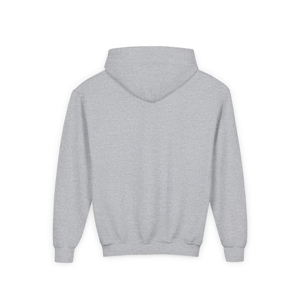 Godsyou logo square Youth Hoodie | Christian faith sweatshirt, minimalist black graphic