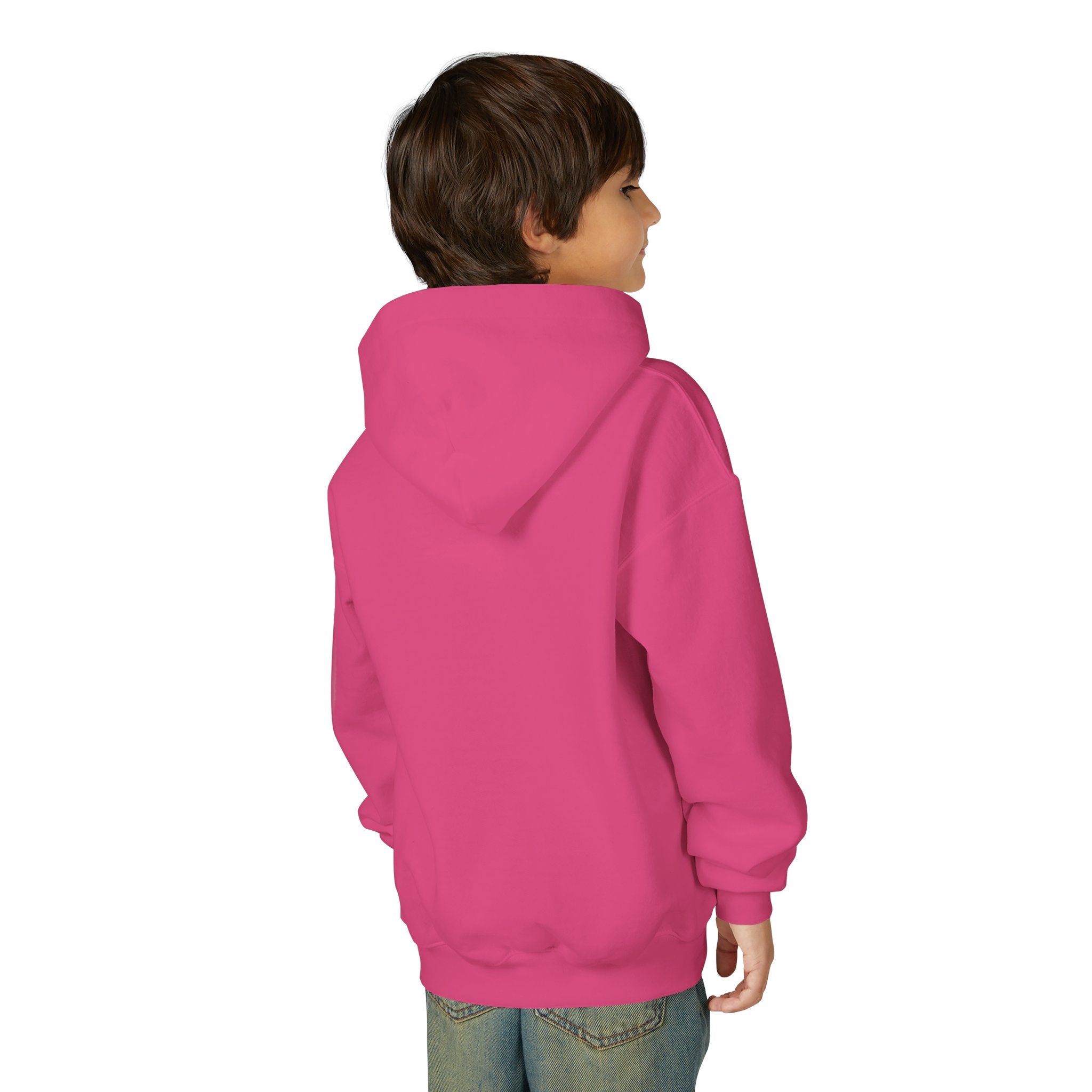 Godsyou logo square Youth Hoodie | Christian faith sweatshirt, minimalist black graphic
