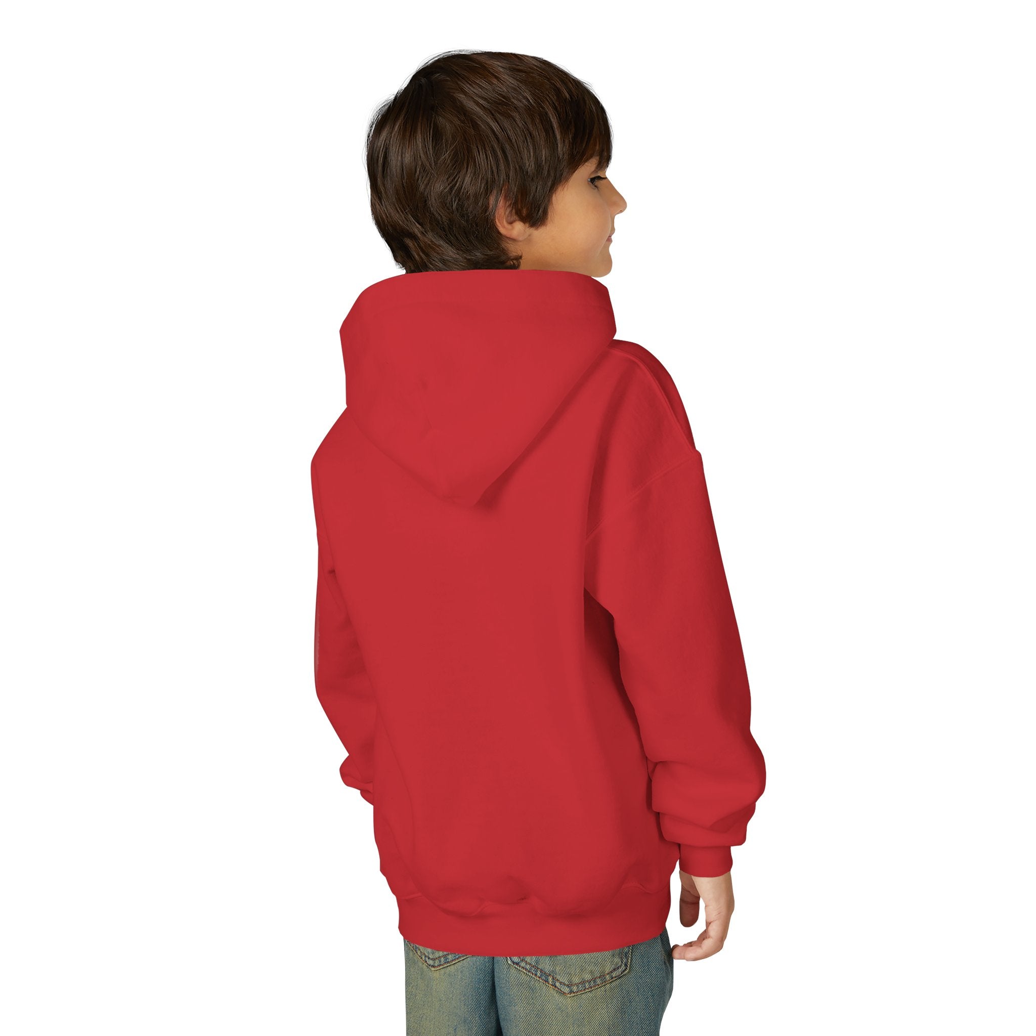 Godsyou logo square Youth Hoodie | Christian faith sweatshirt, minimalist black graphic