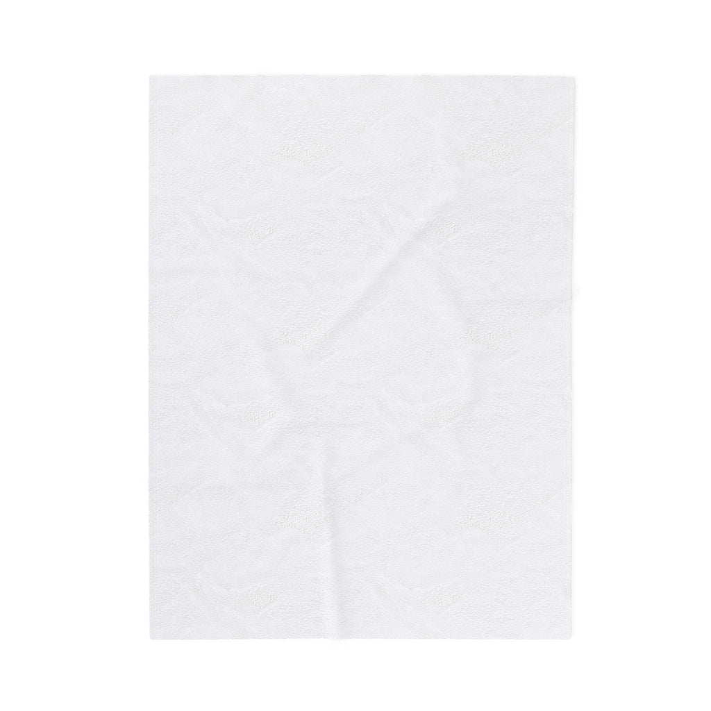 Godsyou logo Velveteen Plush Blanket | black square logo, minimalist design