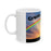 Create Your World Ceramic Mug — Inspirational Rainbow Painter Design (11oz/15oz)