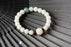 Natural white jade Bodhi bracelets beads bracelets women's simple Bodhi bracelets transfer beads