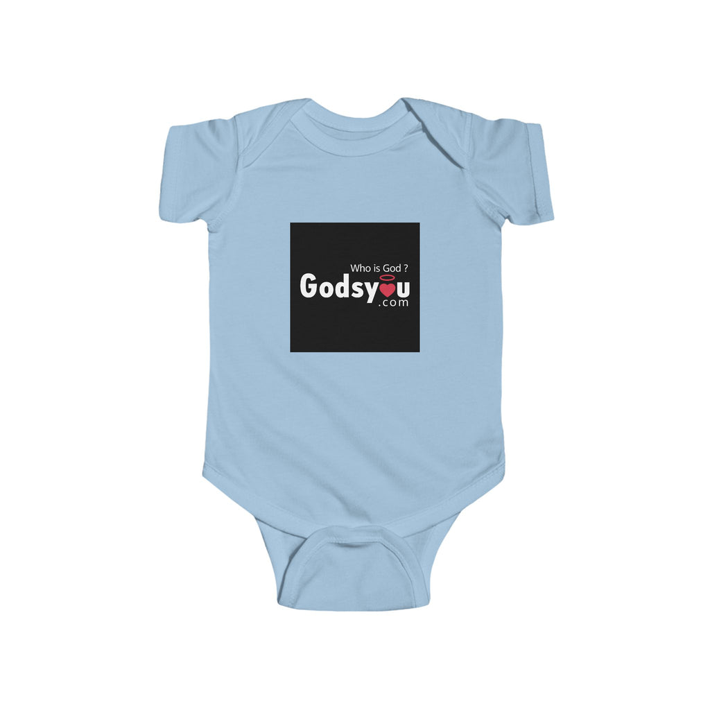 Godsyou Logo Infant Bodysuit | Minimal Logo Baby Onesie