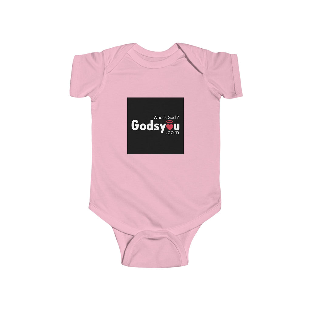 Godsyou Logo Infant Bodysuit | Minimal Logo Baby Onesie