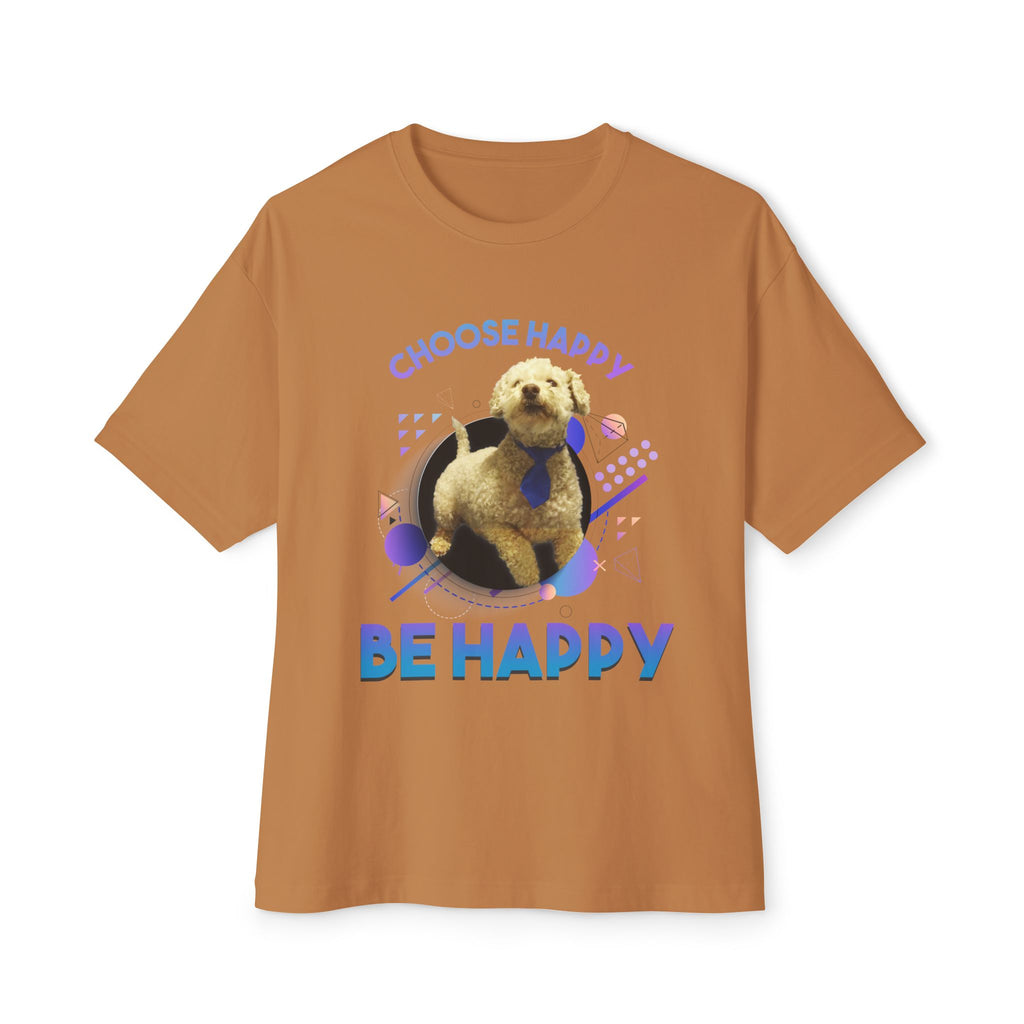 Choose Happy Puppy Be Happy T-Shirt | Dog Positivity Tee