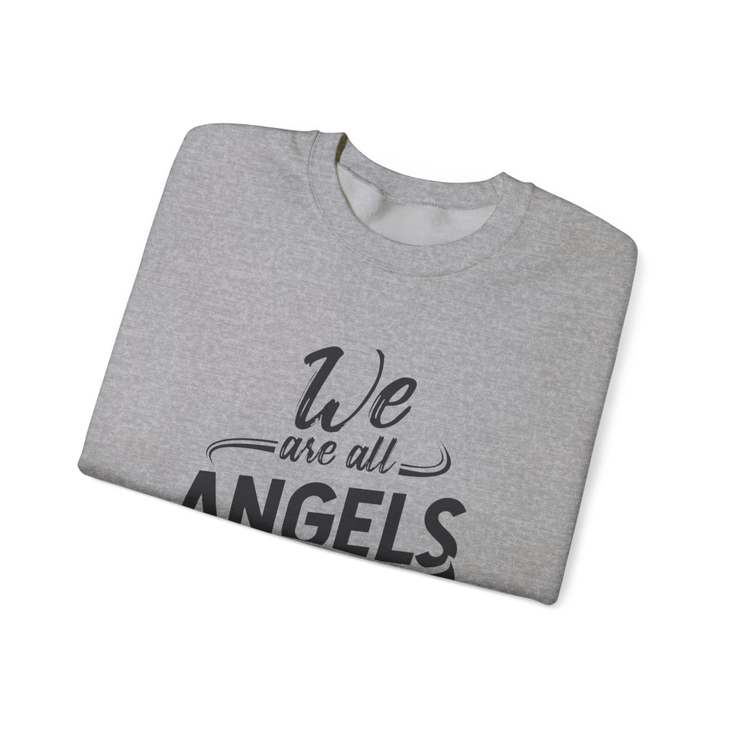 We Are All Angels in Disguise Sweatshirt | Typography Crewneck