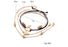 Modyle   Gold Color Crystal Wedding Bracelets Set CZ Stone Heart Bracelets Bangles For Woman