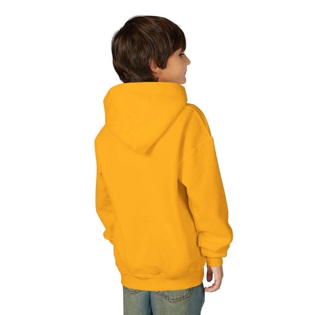 Godsyou logo square Youth Hoodie | Christian faith sweatshirt, minimalist black graphic