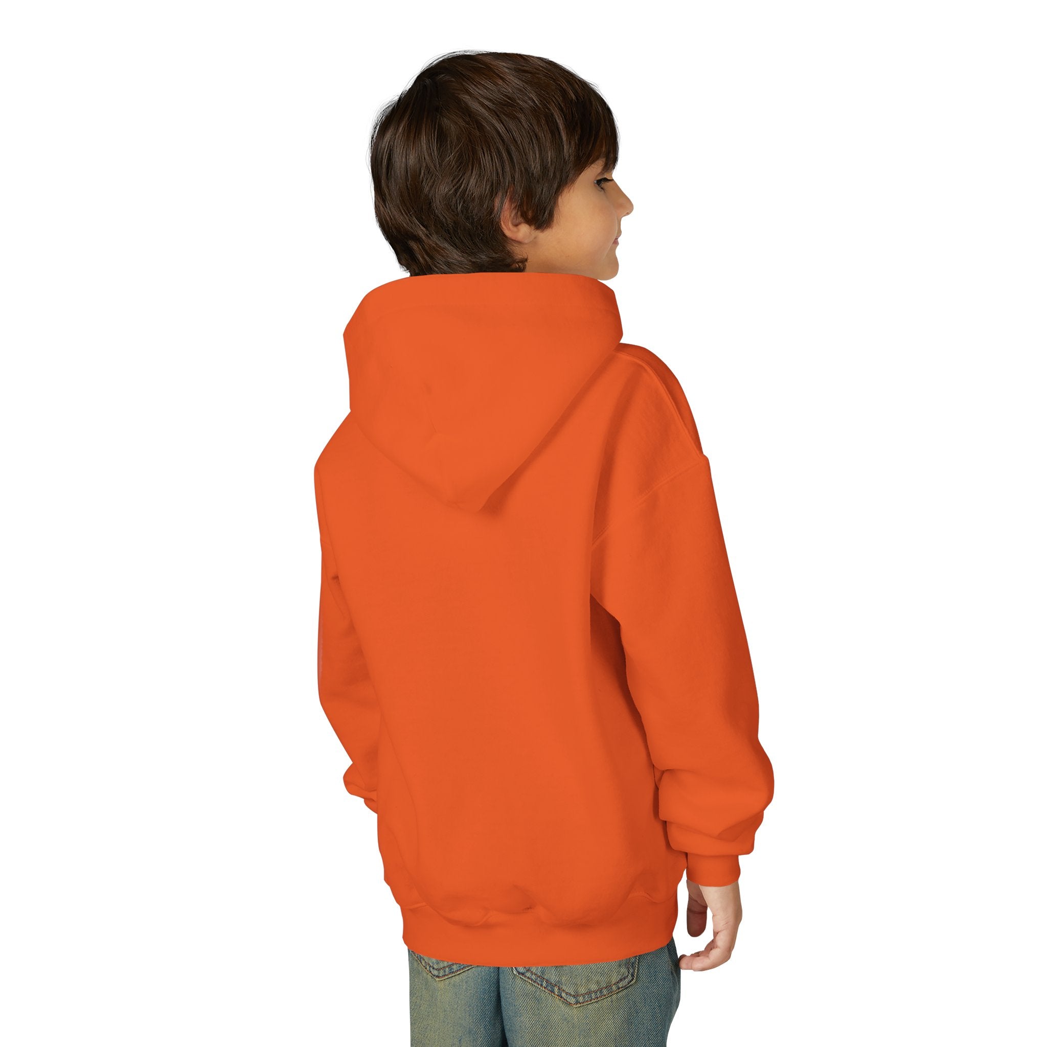 Godsyou logo square Youth Hoodie | Christian faith sweatshirt, minimalist black graphic