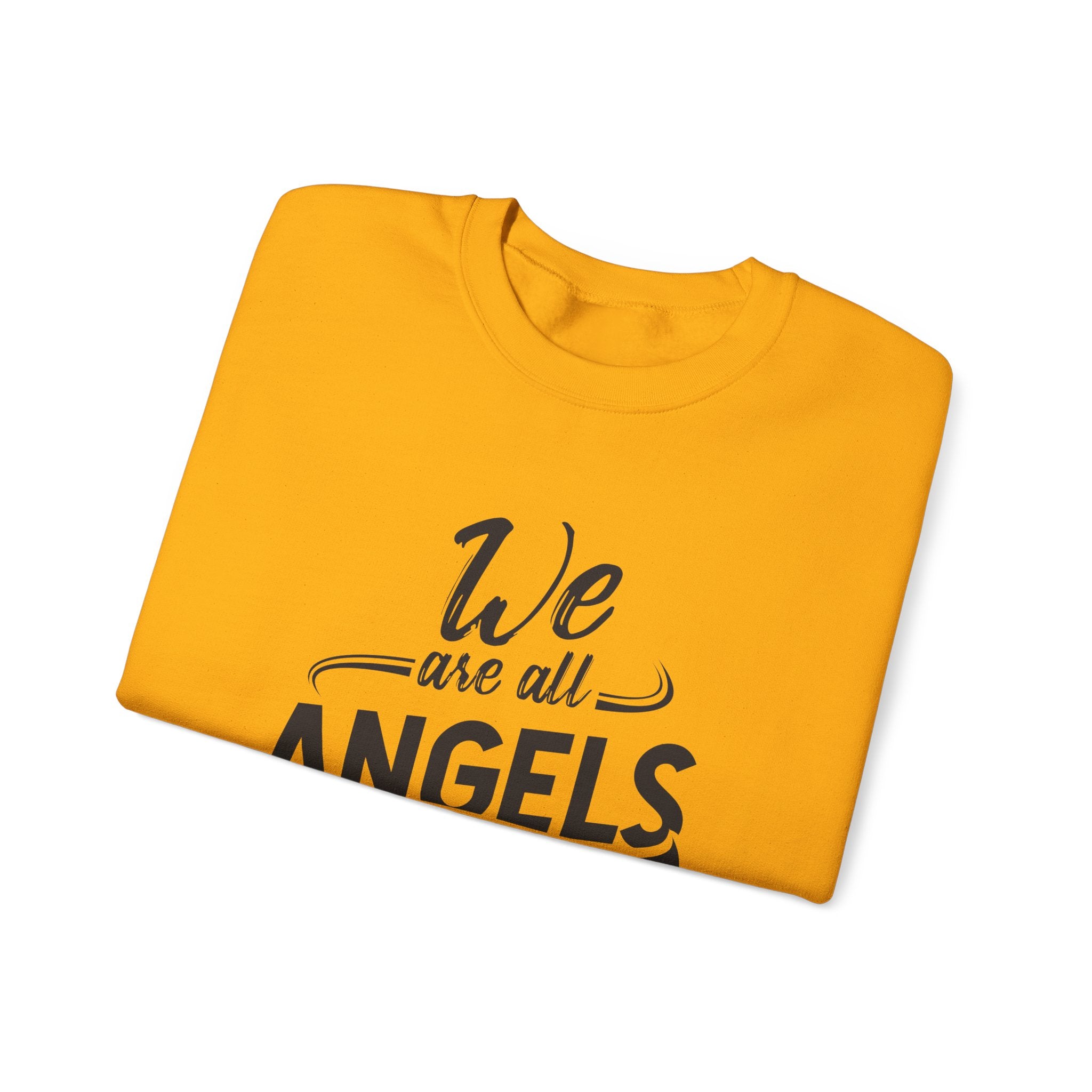 We Are All Angels in Disguise Sweatshirt | Typography Crewneck