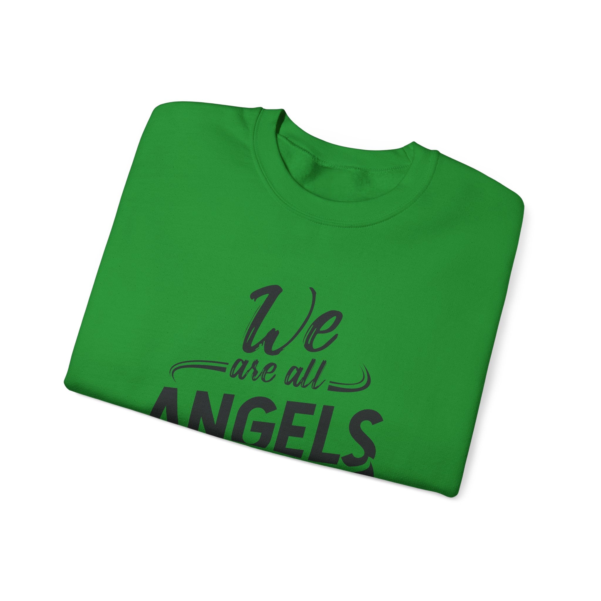 We Are All Angels in Disguise Sweatshirt | Typography Crewneck
