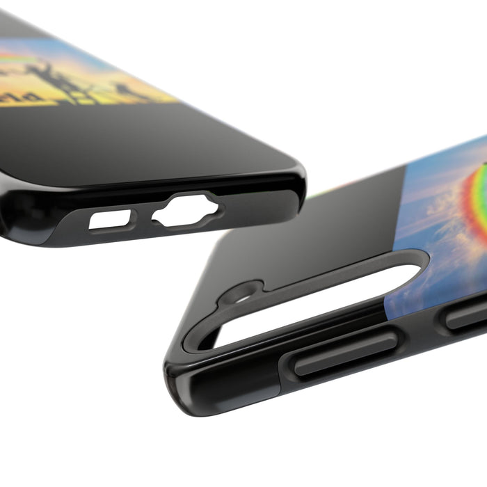 Create Your World Tough Phone Case – Inspirational Rainbow Art Protective Cover