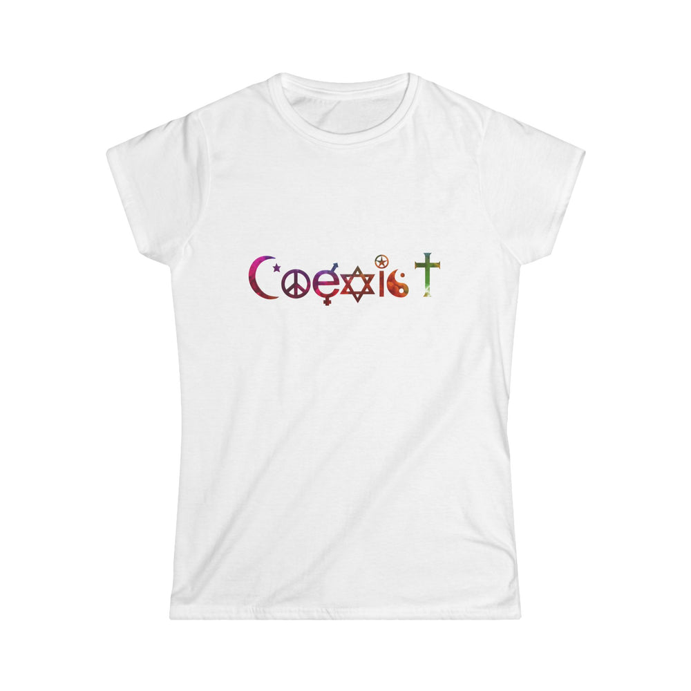 Coexist religious symbols Tee | peace interfaith design