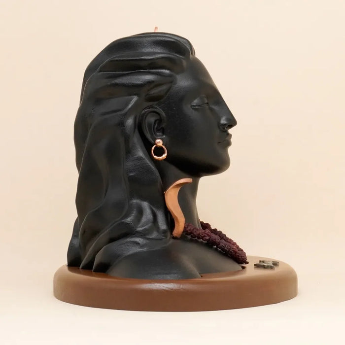 Adiyogi Statue with consecrated linga