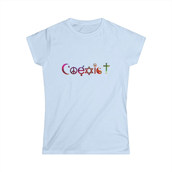 Coexist religious symbols Tee | peace interfaith design