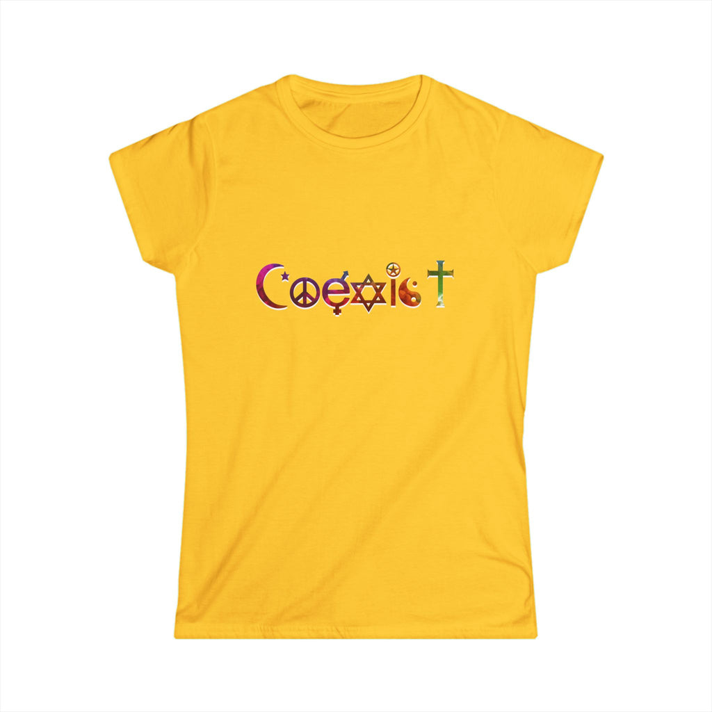 Coexist religious symbols Tee | peace interfaith design