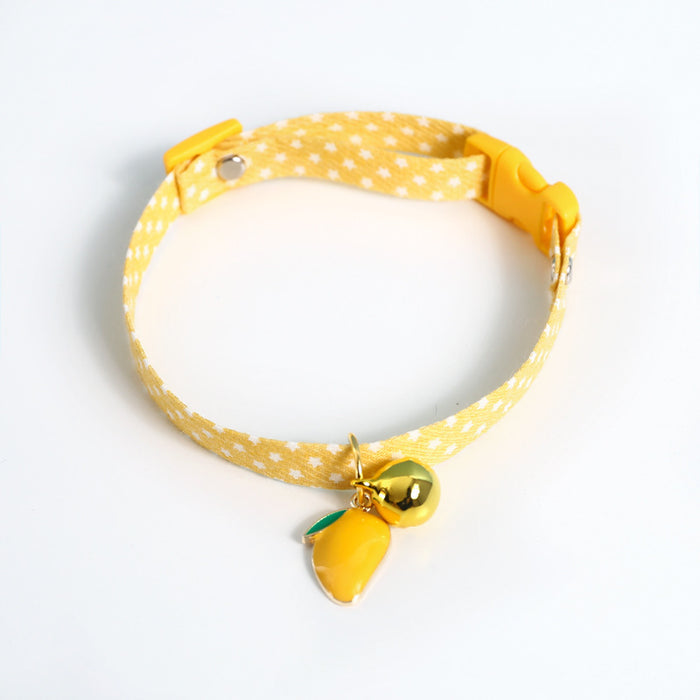 Candy-colored Avocado Pendant Cat Dog Safety Necklace