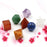 Healing Crystal Solids Sacred Geometry Set with Merkaba Star Carved Chakra Stone for Meditation Therapy Healing