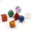 Healing Crystal Solids Sacred Geometry Set with Merkaba Star Carved Chakra Stone for Meditation Therapy Healing