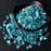 Wholeaslae Natural Stones Gravel Apatite Ore Mineral Specimen Blue Healing Chips Stone 5-9mm Healing Energy Stones Decoration