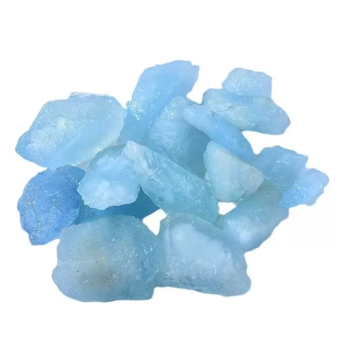 Aquamarine Rough Raw Stones Natural Gemstones Crystal Healing  Quartz Heal Decoration