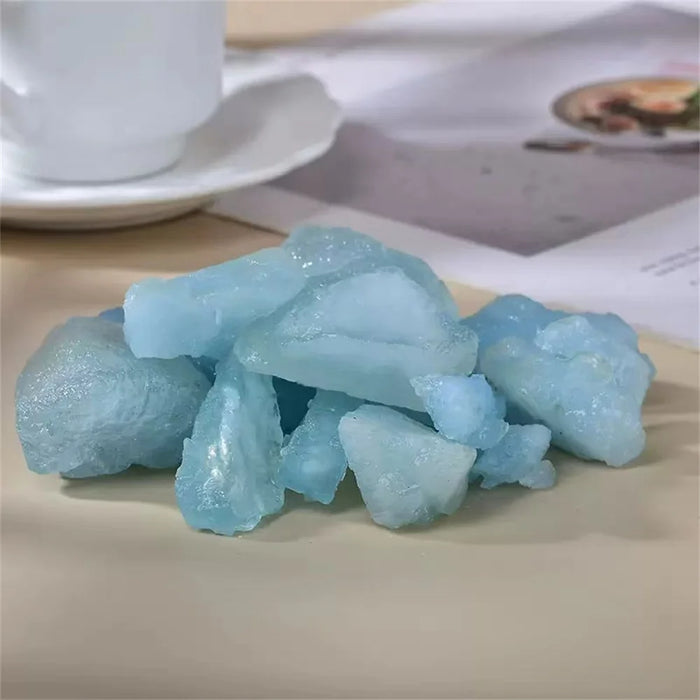 Aquamarine Rough Raw Stones Natural Gemstones Crystal Healing  Quartz Heal Decoration