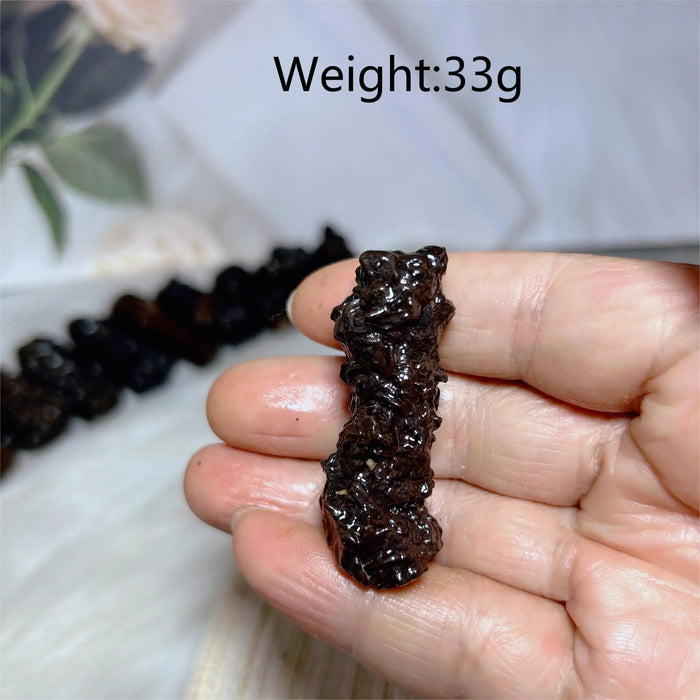 Healing Gemstone Natural Wholesale Crystal Black Diamond Rough Loose Raw Egypt  Prophecy Stones  Mediation Witchcraft  Gift