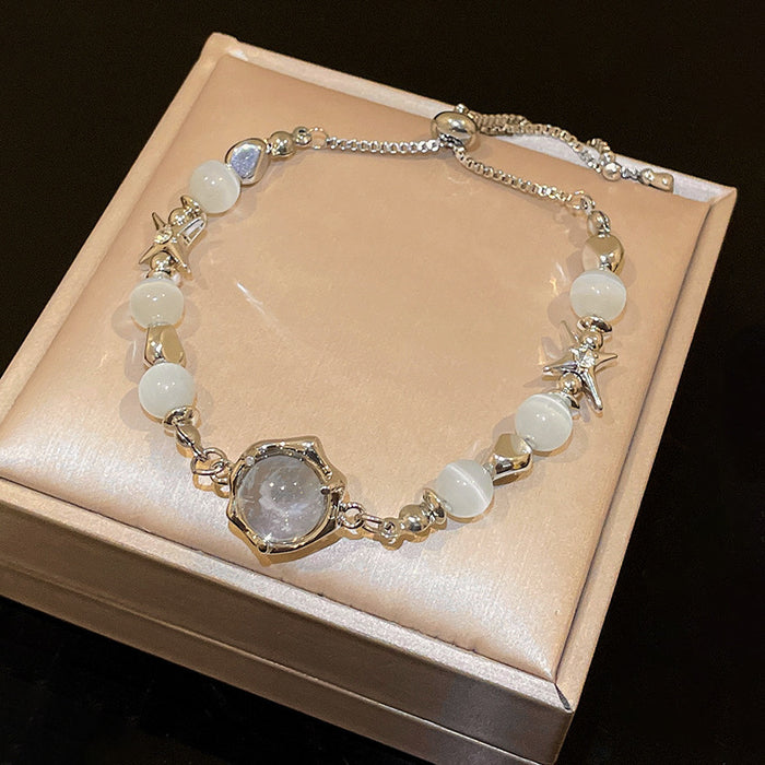 Strawberry Crystal Love Pearl Bracelets